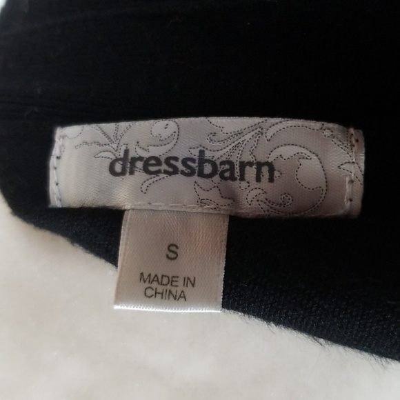 Dress Barn Black Sweater with Ruffles - Picture 4 of 6